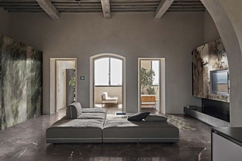 Керамогранит Rex Ceramiche Heritage luxe Brown Glossy неглазурованная 2800х1200х6 мм рядовая плитка 774698 рис 2
