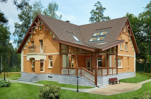 Композитная черепица гонт Metrotile MetroRoman коричневый с посыпкой 1280х410 мм рис 3