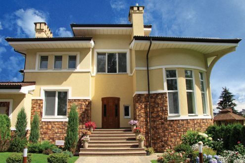 Искусственный камень плоский White Hills Девон 420-40 коричневый рис 2