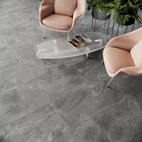 Керамогранит Kerama Marazzi Про Стоун Антрацит naturale 1195х600х9 мм рядовая плитка DD500320R рис 2