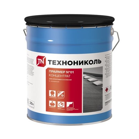 Праймер битумный (концентрат) Технониколь №01 (ведро: 18кг/20л) рис 1