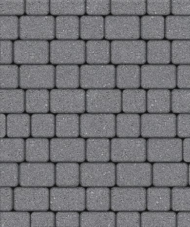 Тротуарная плитка Выбор Гранит Классико серый частичный прокрас 172/115х115х40 мм рис 1