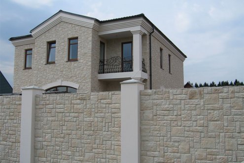 Искусственный камень плоский Atlas Stone Равелин 091 бежевый рис 4