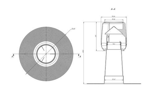 Аэратор кровельный Fachmann А160х490 рис 2