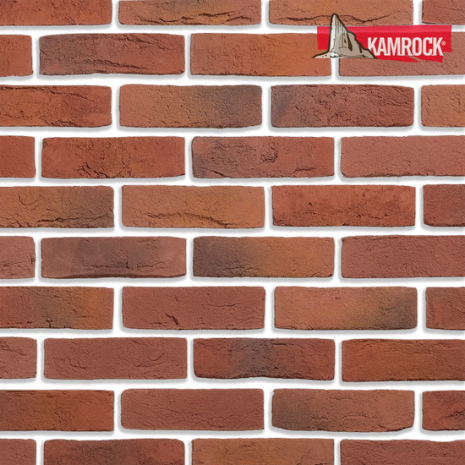 Искусственный камень угловой Kamrock Старый кирпич 32192 красный рис 1