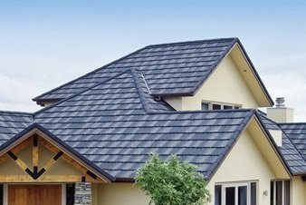Композитная черепица гонт Metrotile MetroBond рустик с посыпкой 1330х410 мм рис 3