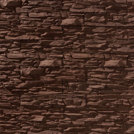 Искусственный камень плоский Leonardo Stone Леонардо 709 коричневый рис 1
