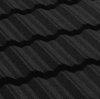 Композитная черепица гонт Gerard Classic charcoal с посыпкой 1320х369 мм рис 1