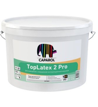 Краска Caparol TopLatex 2 Pro Base1 белая 10 л рис 1