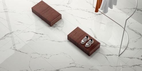 Керамогранит Graniti Fiandre Marmi Maximum цвет: Calacata Bellissimo, поверхность: Lucidato (полированная) размер: 1500х3000х6мм, рядовая плитка рис 3