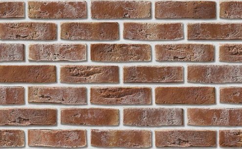 Искусственный камень плоский Leonardo Stone Дижон 340 красный рис 1