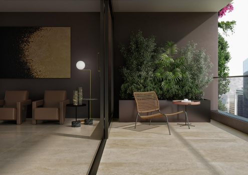 Керамогранит Kerlite Lithos Desert soft 2780х1200х6,5 мм рядовая плитка рис 2