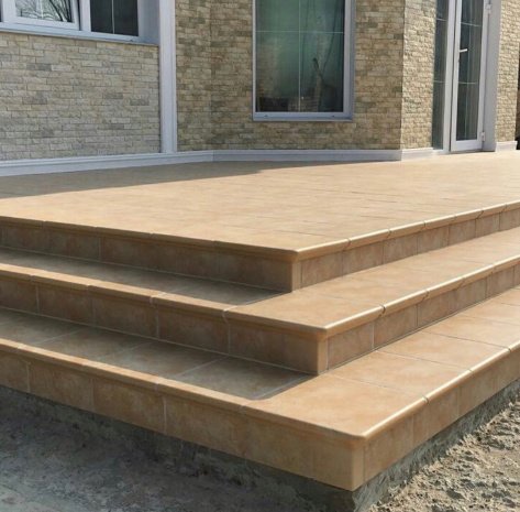 Клинкерная плитка Stroeher Euramic Cavar 541 facello глазурованная 340х294х12мм ступень флорентийская 9350 рис 2