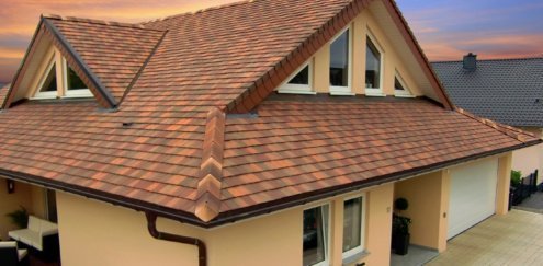 Керамическая черепица рядовая La Escandella Visum 3 old england klinker  ангоб 471х280 мм рис 4