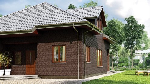 Клинкерная плитка King Klinker Dream House 1001015 15 сон красного дерева 250х65х10 мм плоский элемент рис 2