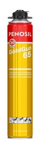 Пена монтажная профессиональная Penosil GoldGun 65, 875мл рис 1