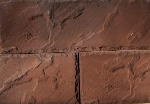 Искусственный камень плоский Atlas Stone Песчаник 057 коричневый рис 1