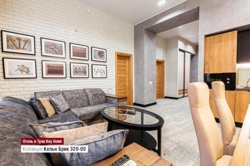 Искусственный камень плоский White Hills Кельн Брик 320-00 белый рис 6