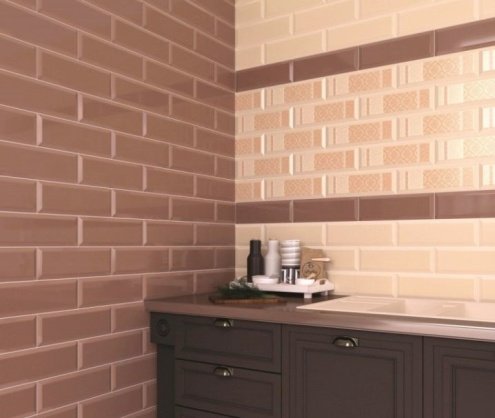 Керамическая плитка Kerama Marazzi Гамма темно-коричневый матовая 285х85х7мм рядовая плитка 2883 N рис 2