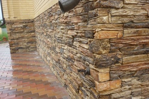 Искусственный камень плоский Eco Stone Колорадо 06-18 коричневый рис 3