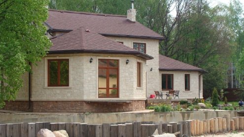 Искусственный камень плоский Atlas Stone Равелин 091 бежевый рис 3