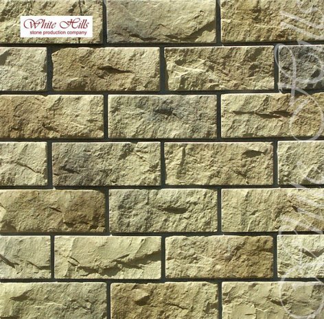 Искусственный камень угловой White Hills Йоркшир 405-95 серый рис 1