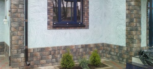 Искусственный камень плоский Betolit Шале 2068 коричневый рис 3