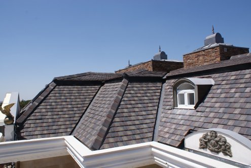 Керамическая черепица рядовая La Escandella Visum 3 vermont grey klinker  ангоб 471х280 мм рис 2