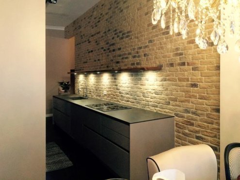 Искусственный камень плоский White Hills Брюгге Брик 319-40 бежевый рис 7