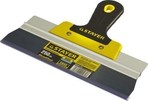 Шпатель фасадный STAYER ProFlat, анодированный, 250мм, 2к ручка арт.10045-25 рис 2
