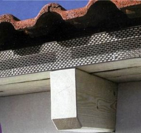 Карнизная сетка Eurovent Eaves Grate PP черный RAL9005 100 мм L = 5000 мм рис 3