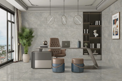 Керамогранит Avroria Ceramica Clinker Gris полированная 1200х600х10 мм рядовая плитка AM22-22 рис 2