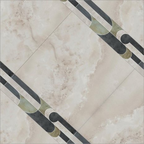 Керамогранит Kerama Marazzi Джардини мрамор глянцевая 600х150х11мм бордюр ID123 рис 3