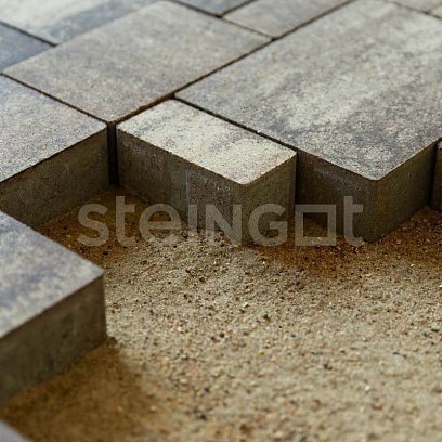 Тротуарная плитка Steingot Премиум Бавария штайн браун частичный прокрас 280/210/140х210/140/70х60 мм рис 2