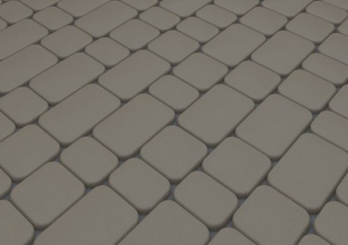 Тротуарная плитка Steingot Стандарт Классика темно-серый частичный прокрас 86/115/172х115х60 мм рис 1