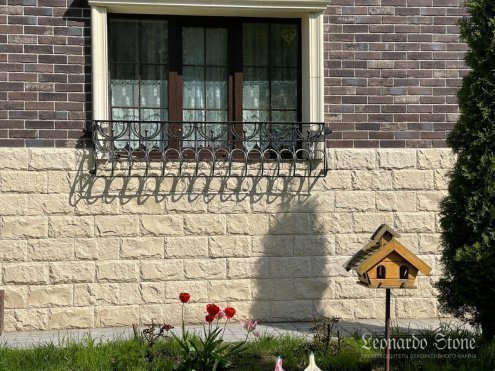 Искусственный камень плоский Leonardo Stone Бретань 051 бежевый рис 5