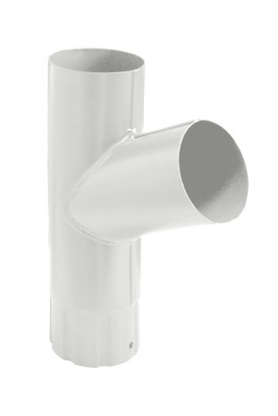 Тройник трубы GRAND LINE 150/100 мм PU RAL9003 сигнально-белый рис 1