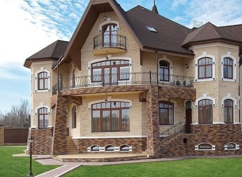 Искусственный камень плоский White Hills Йоркшир 405-40 коричневый рис 2