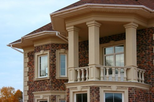 Искусственный камень плоский White Hills Лотиан 440-40 коричневый рис 4