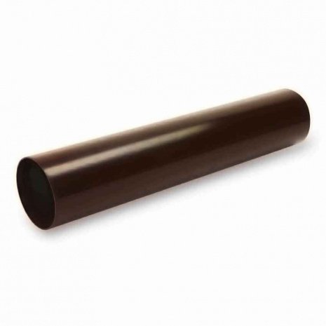 Водосточная система GALECO PVC 152/100мм, труба водосточная коэкструзионная d100мм, ПВХ, длина: 4м, цвет: шоколадный рис 1