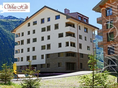 Искусственный камень плоский White Hills Кросс Фелл 100-80 серый рис 5