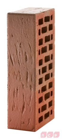 Кирпич керамический ЛСР М150 красный флэш 1 NF 250х120х65 рустик рис 7