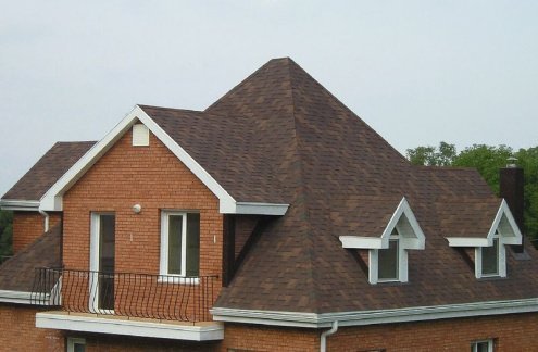 Гибкая битумная черепица гонт Tegola Business Unica Lazio marrone 230 1000х337 мм рис 2