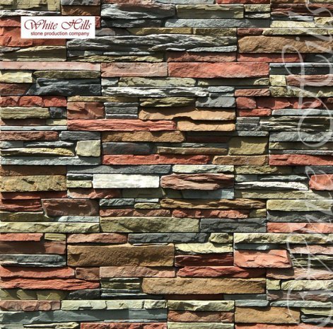 Искусственный камень плоский White Hills Кросс Фелл 101-80 коричневый рис 1