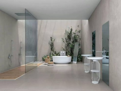 Керамогранит Kerlite Cement Project Color-00 cem 3000х1000х5,5 мм рядовая плитка EK7CP80 рис 2