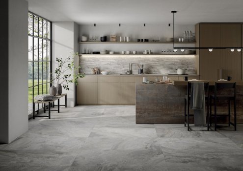 Керамогранит Ava Ceramica Deep Stone White natural 2800х1200х6 мм рядовая плитка 204012 рис 2
