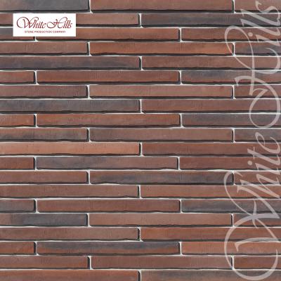 Искусственный камень плоский White Hills Дюрен Брик 686-40 коричневый рис 1