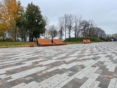 Тротуарная плитка Выбор Стоунмикс Паркет бело-черный частичный прокрас 180х60х60 мм рис 3