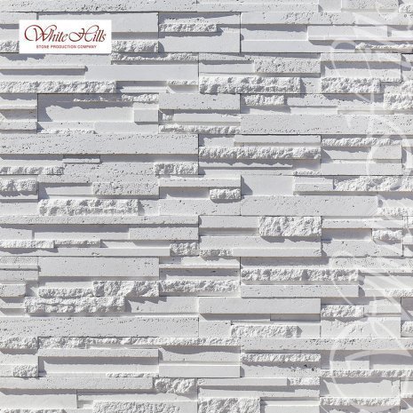 Искусственный камень плоский White Hills Сандерлэнд 171-00 белый рис 1