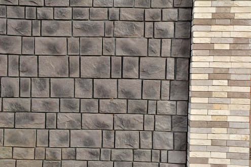 Искусственный камень плоский Eco Stone Готика 06-08 серый рис 2